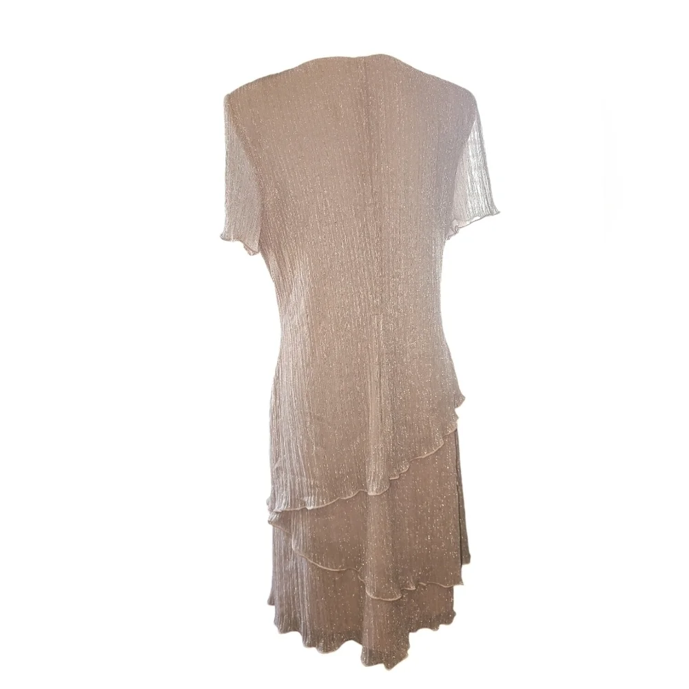 Dazzling Metallic Shimmer Dress - Picture 5 of 6